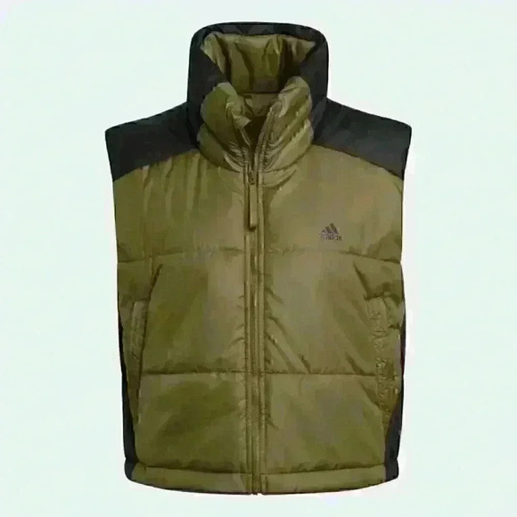 NEW! Adidas Women's XL Sportswear 3-Stripes Insulated Zip Vest - Picture 1 of 8